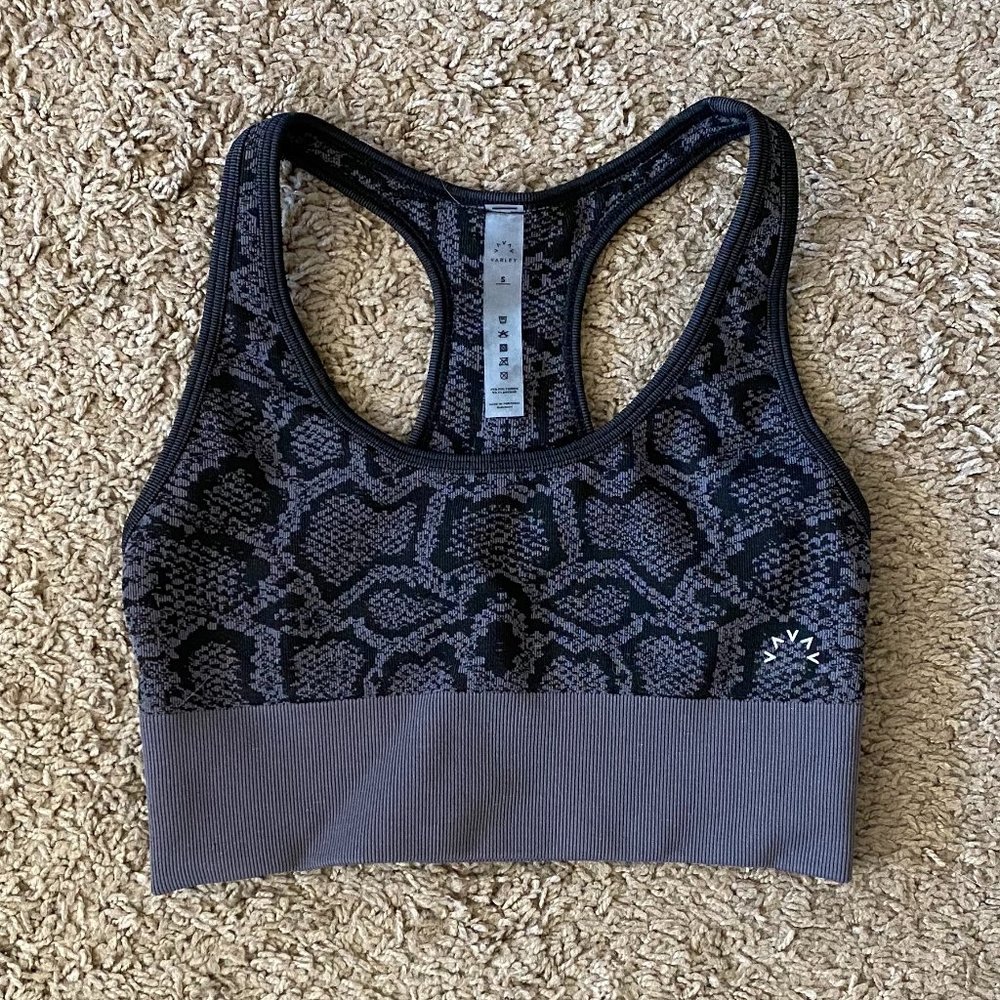NEW Anthropologie Varley Perkins Sports Bra Black